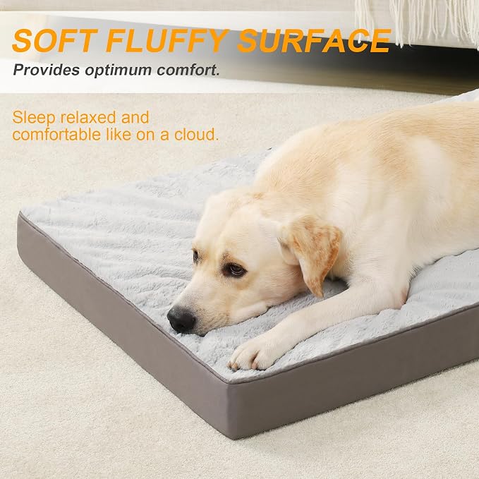 Dog bed, plush washable mat, foam removable cover structure